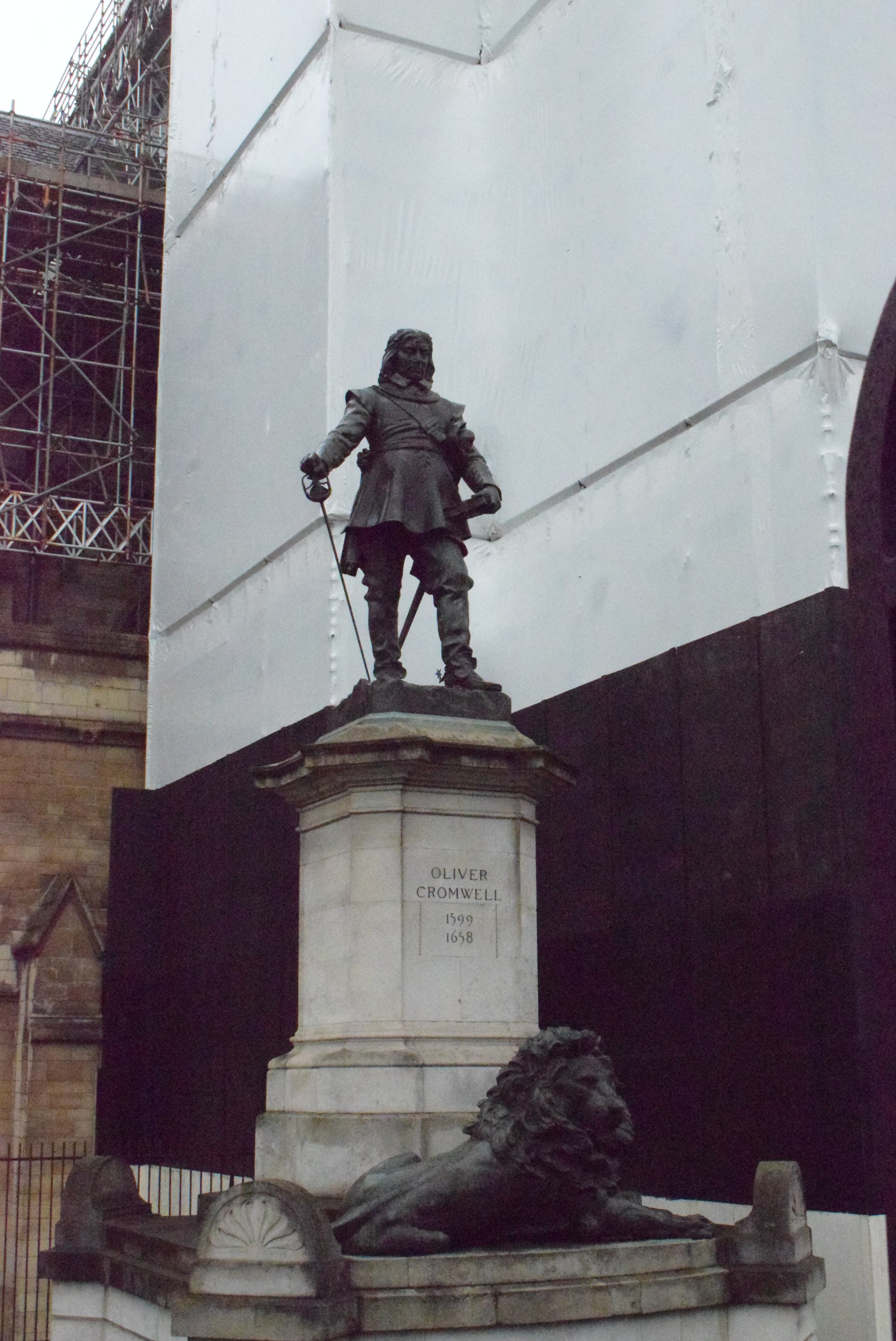 Cromwell-Statue vor dem House of Commons